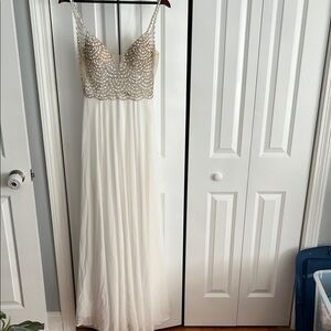 Lulu's True Love Maxi Dress with Beaded Bodice